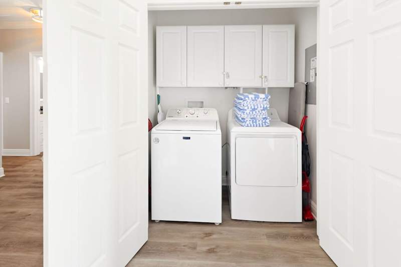 Main floor washer & dryer.