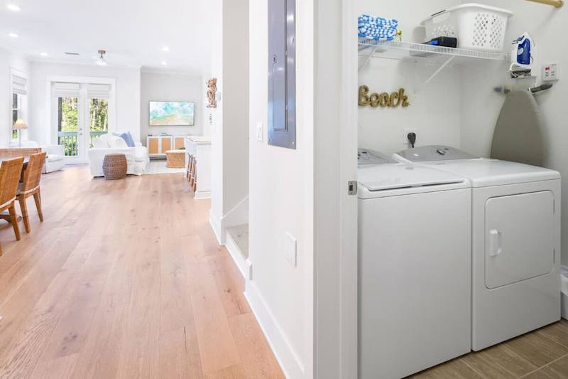 Main floor washer & dryer in the home.