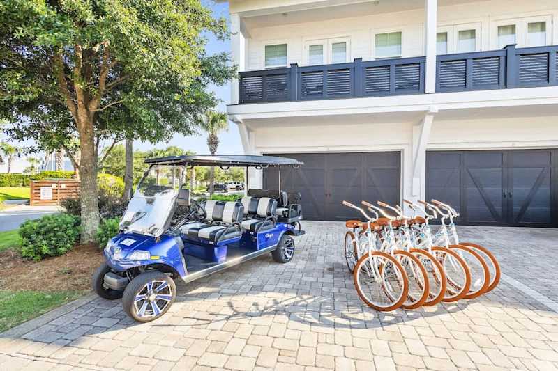 Home has two driveway spots.
