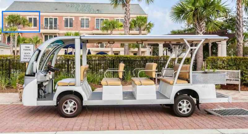 Take the seasonal tram (March - October (9-5:30)) down to the deeded beach access!