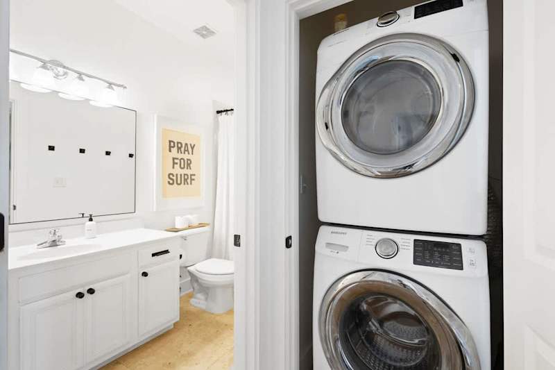 Full wash and dryer in the home!
