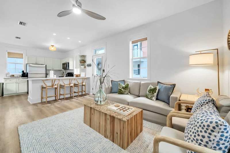 Open concept first floor