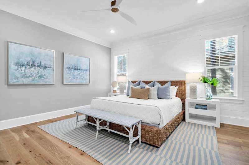 Bedroom #1 features a king bed, smart tv, and ensuite.
