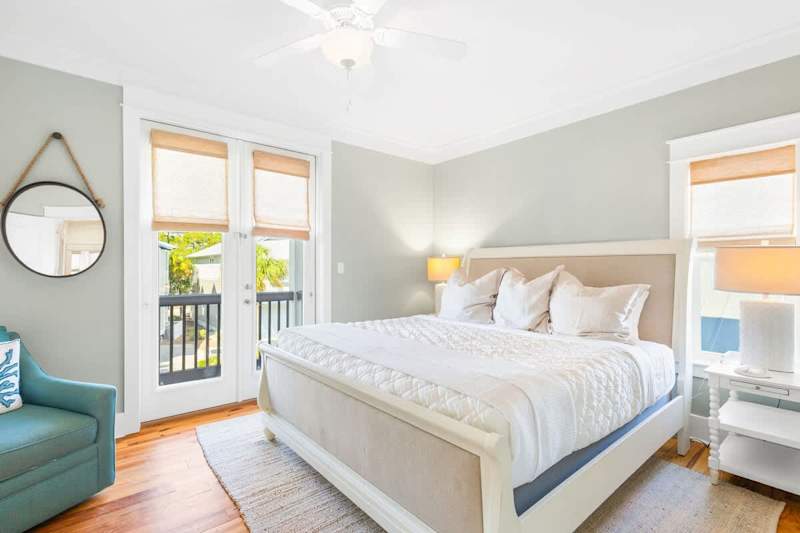 Bedroom #2 features a king bed, smart tv and ensuite.