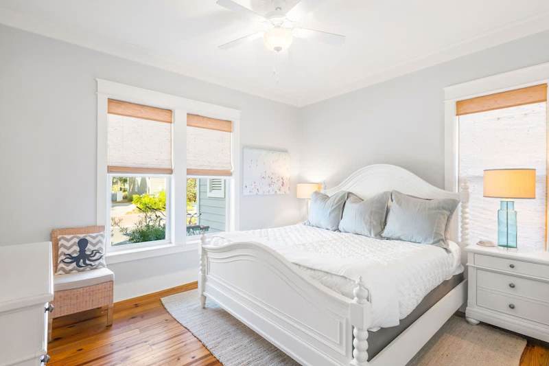 Bedroom #1 features a king bed, smart tv, and ensuite.