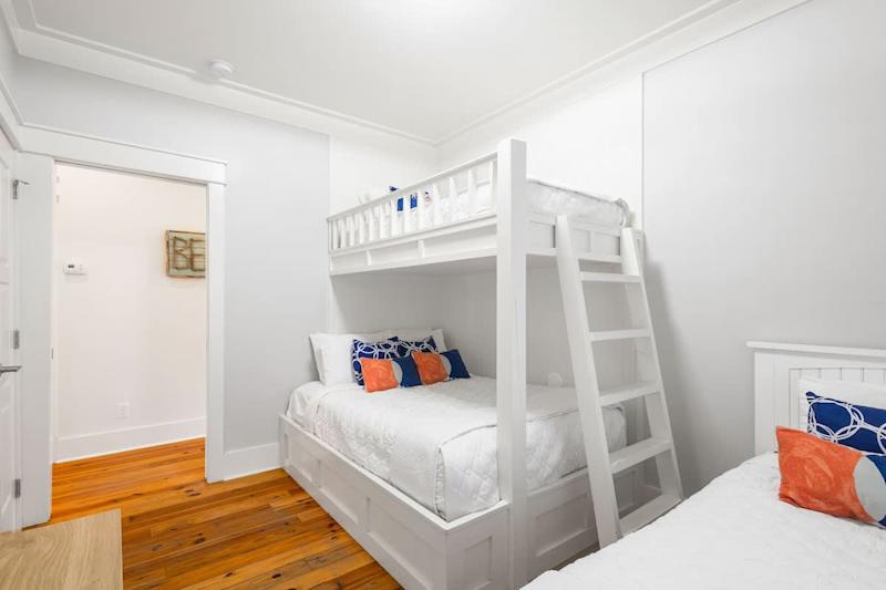 Bedroom features a smart tv and ensuite.