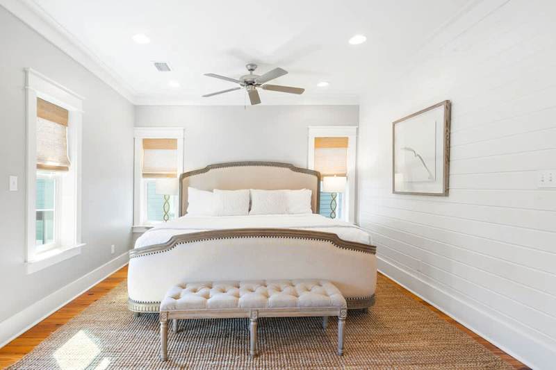 Bedroom includes a walkout to balcony.