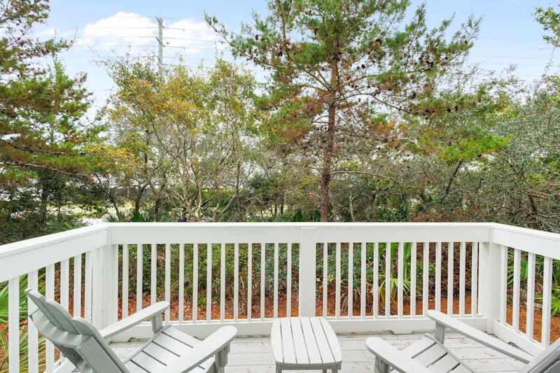 Quaint private patio off dining room. Perfect spot to enjoy your morning cup of coffee!