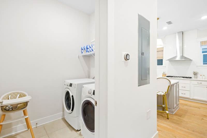 Main floor washer & dryer in the home.