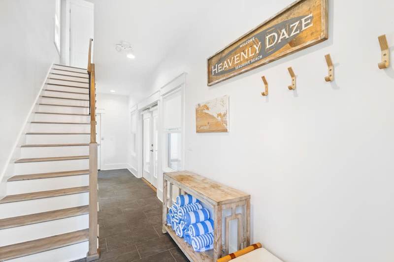 First floor foyer entry leads to private pool.