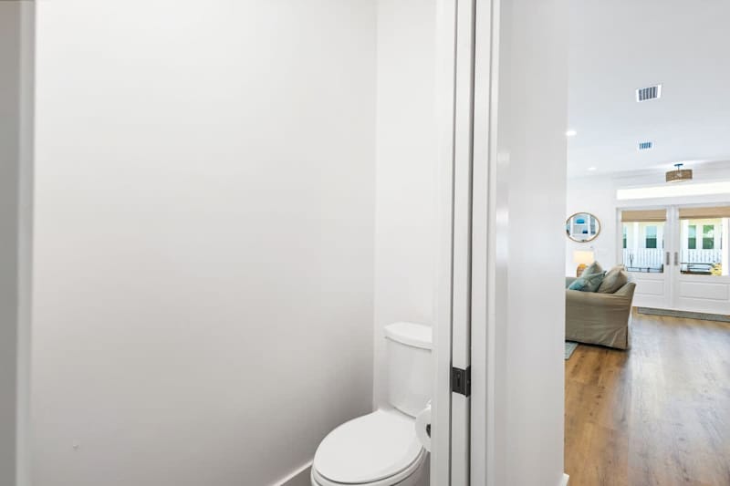 Half bathroom.