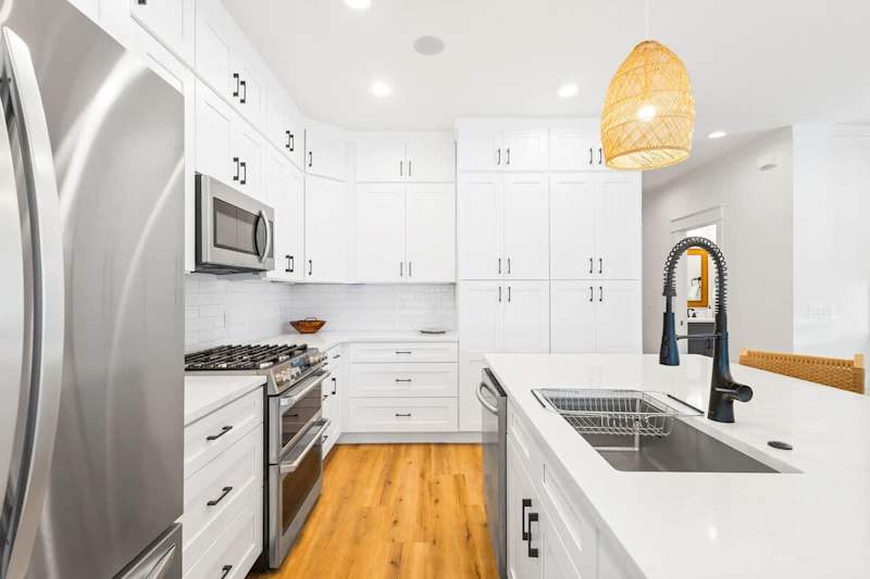Gourmet kitchen is perfect for cooking with the whole family.