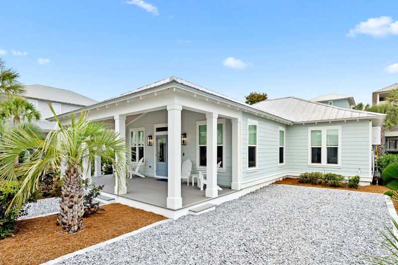 Home features two driveway parking spaces.