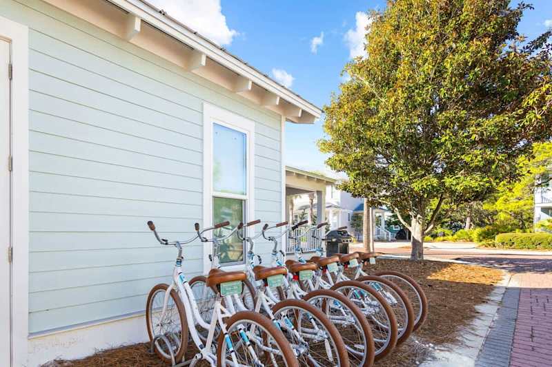 Home comes with 6 adult bikes to explore all 30A had to offer!