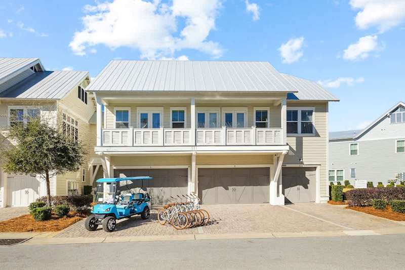 Home features two driveway parking spaces.