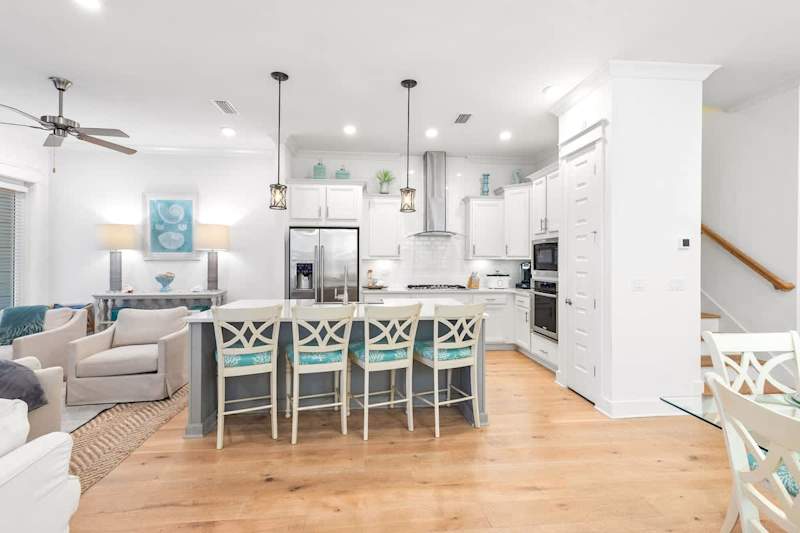 Enjoy the gourmet kitchen and open concept living space!
