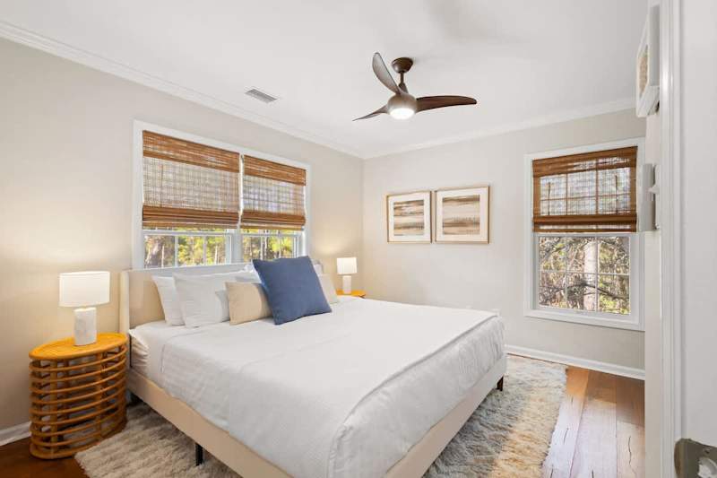 Bedroom #4 features a king bed and ensuite.