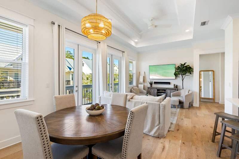 Open concept living space.