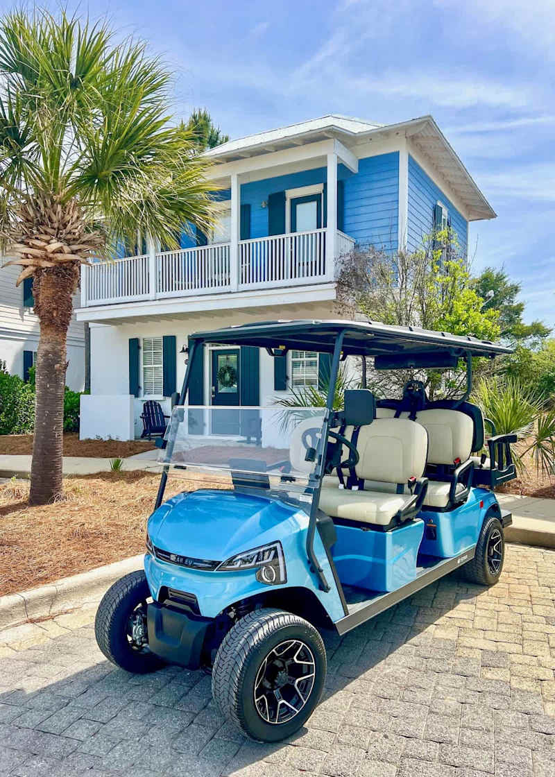  Home includes a 6 seater golf cart.