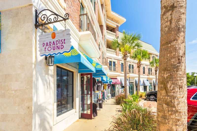 Tons of shopping and dining options located below condo!