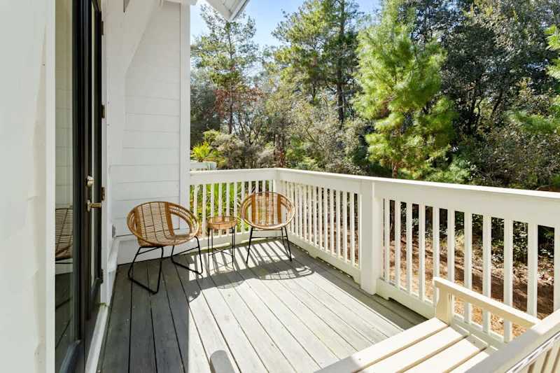 Enjoy a cup of coffee on your private patio off the dining room.
