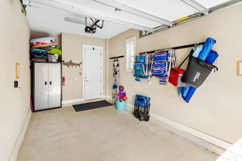Headed to the beach? You can find all your beach essentials in the garage!