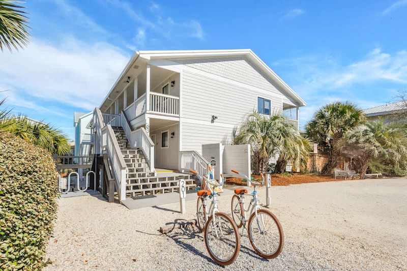 Home includes 2 adult bikes.