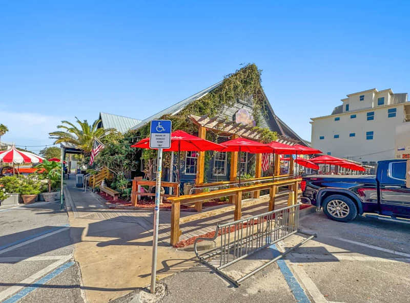 Just steps to The Red Bar, Chiringo, and historic Grayton Beach.