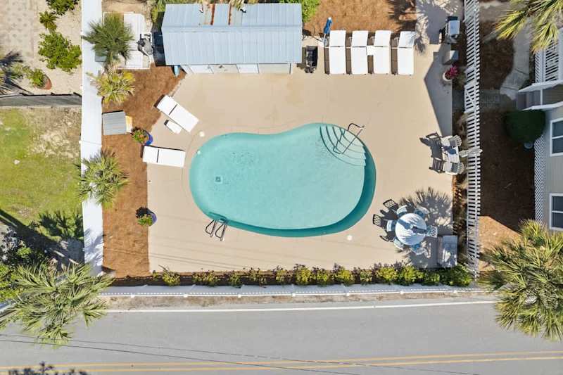 Plenty of places to lounge and catch the rays of 30a!