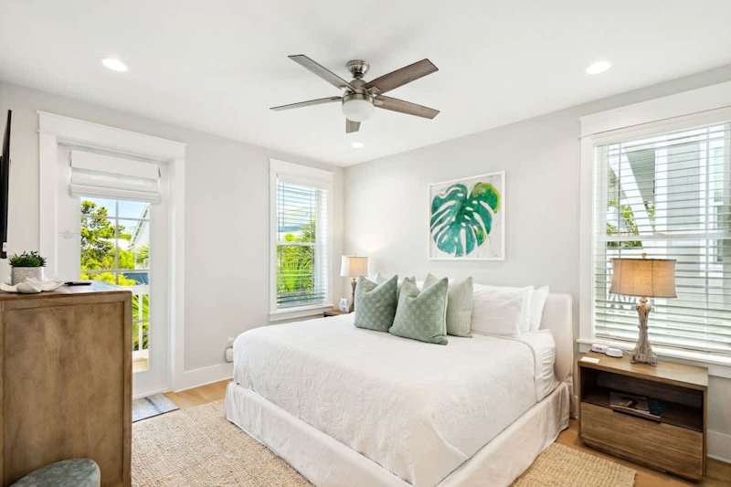 Bedroom #2 features a king bed, smart tv and ensuite.
