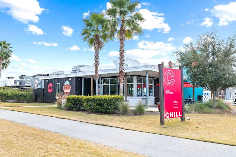 The Big Chill is directly across the street and walkable from the home!