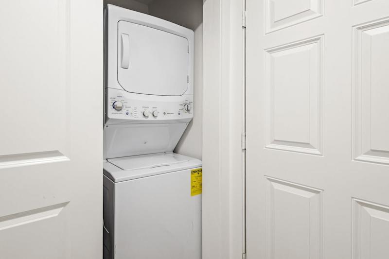 First floor features a full washer and dryer.