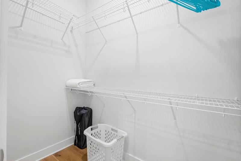 Bedroom #3 includes a large walk-in closet.