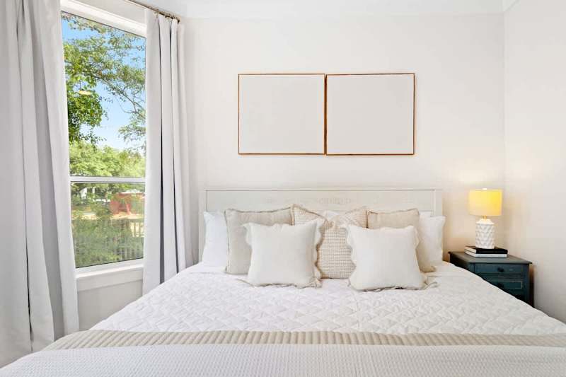 Bedroom #2 features a king bed, smart tv and ensuite.