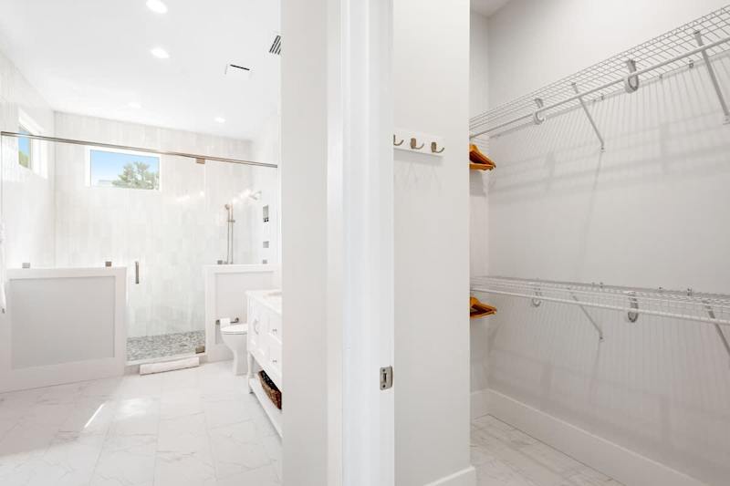 Bedroom #3 features large walk-in closet.