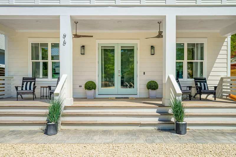 Enjoy your morning coffee or good book on the covered front porch.