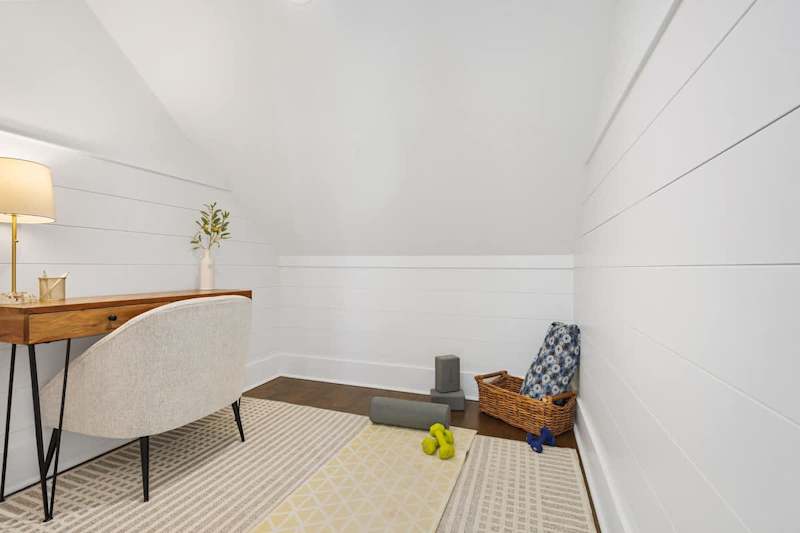 Home features office space.