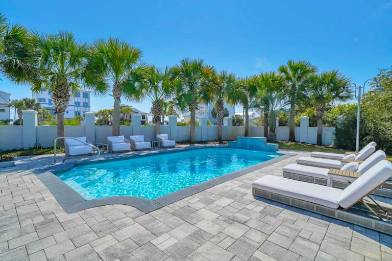 Resort-style private pool.