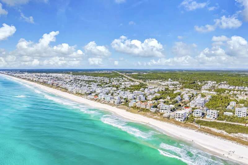 Inlet Beach public access.