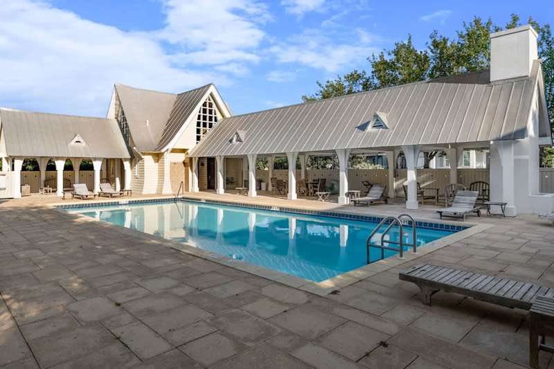 Enjoy the community pool or kick back and take in some sun!