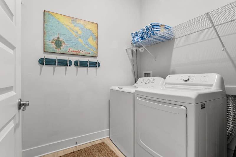 Main floor washer & dryer in the home.