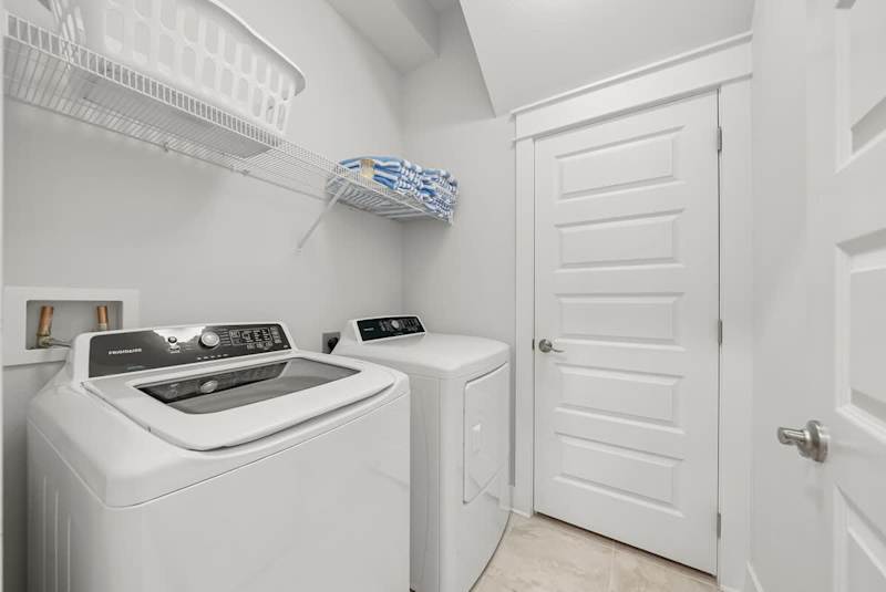 Main floor washer & dryer in the home.