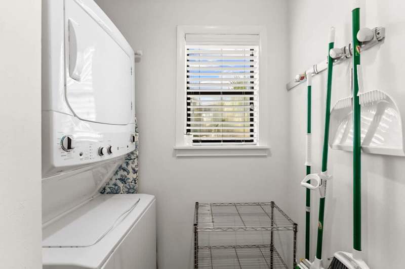 Washer & Dryer in unit.