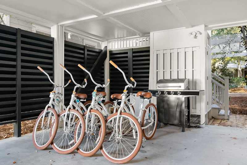 Included are 4 adult bikes.