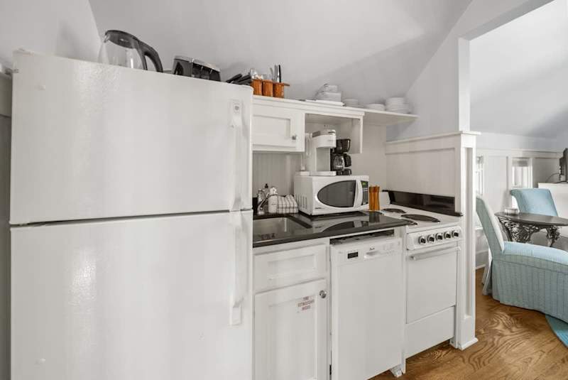 Carriage house kitchen.