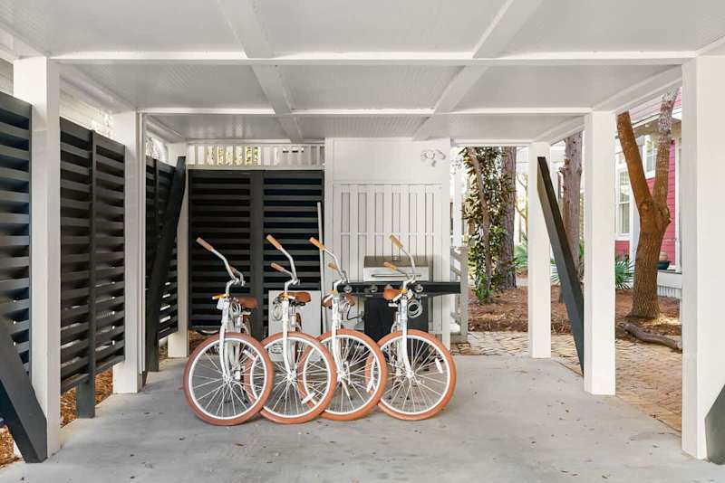 Home included 4 adult bikes.