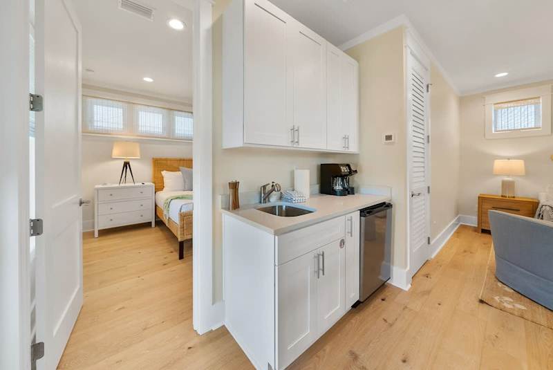 Coffee & fridge available on 3rd floor loft space.