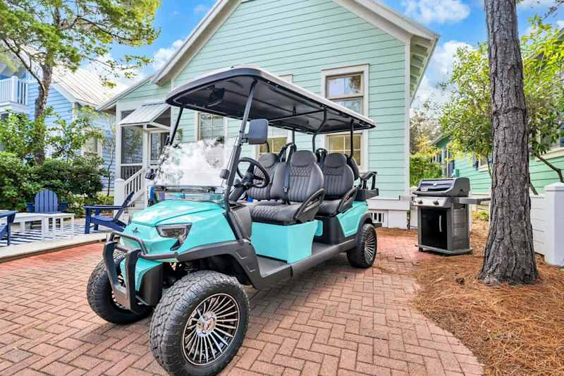 Golf cart included with stay!