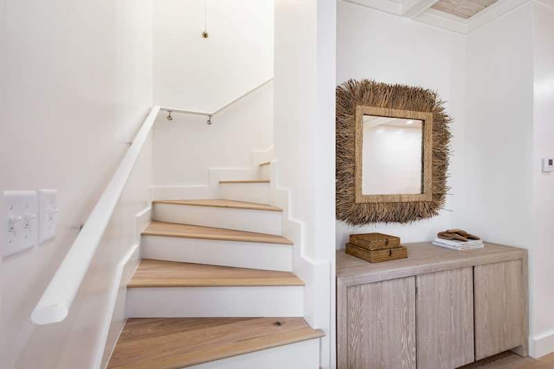 Stairway to second floor.
