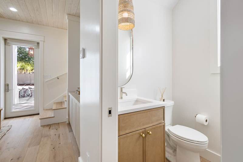 First Floor half bathroom.